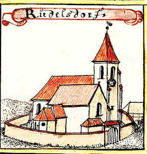 Rdelsdorf - Koci, widok oglny